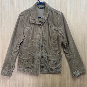 Eddie Bauer Tan Corduroy Women's Jacket